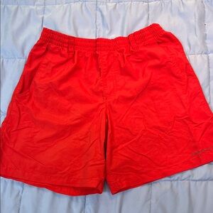 Columbia Kids Red Swim Trunks youth large (14/16)